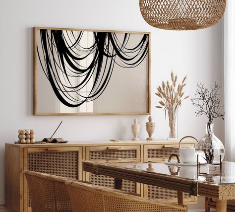 Gorgeous printable wall art for your home. Many sizes to choose from. This abstract digital print is black and beige and would be great for bedroom decor or living room decor. Earth Tone Wall Art, Grand Art Mural, Modern Abstract Wall Art, Minimalist Wall Decor, Neutral Prints, Black And Beige, Black Line, Neutral Wall Art, Wall Gallery