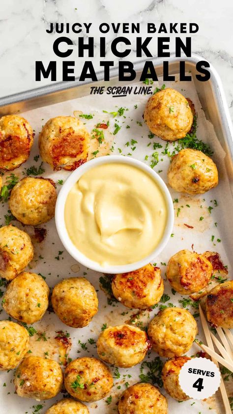 Chicken Meatballs Oven Baked, Juicy Chicken Meatballs, Chicken Meatballs In Oven, Moist Chicken Meatballs, Chicken Meatballs For Toddlers, Easy Chicken Meatballs Baked, Blw Chicken Meatballs, Homemade Chicken Meatballs, How To Make Chicken Meatballs