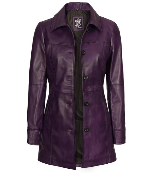 Peplum Leather Jacket, Asymmetrical Leather Jacket, Purple Leather Jacket, Coat Elegant, Varsity Jacket Women, Distressed Leather Jacket, Leather Coat Womens, Womens Black Leather Jacket, Purple Coat