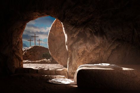 The World To Come, Jesus Tomb, The Atonement, He Is Risen Indeed, Jesus Background, Jesus Crucified, Bible Artwork, Garden Of Gethsemane, Empty Tomb