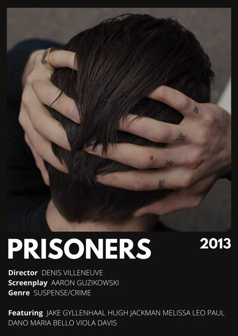 Prisoners movie poster Prisoners Movie Poster, Prisoners Movie, Jake Gyllenhaal Movies, Melissa Leo, Denis Villeneuve, Paul Dano, Classic Movie Posters, Movie Poster Wall, Jake Gyllenhaal