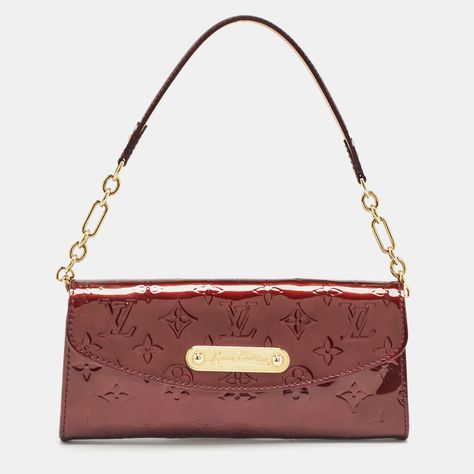 Louis Vuitton Amarante Monogram Vernis Sunset Boulevard Bag Sunset Boulevard, A Well, Clutch Handbag, Authentic Louis Vuitton, Luxury Bags, Bags Designer, Women Handbags, Louis Vuitton, Monogram