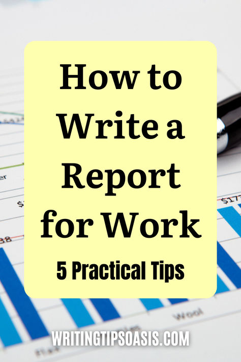 Image of report and pen and title of pin which is how to write a report for work: 5 practical tips. Report Writing Format, Critical Essay, Best Titles, Report Writing, Become Better, Essay Writing Tips, Essay Help, Essay Examples, Writing Advice