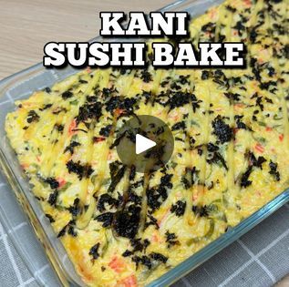 Kani Sushi Bake | 𝐊𝐚𝐧𝐢 𝐒𝐮𝐬𝐡𝐢 𝐁𝐚𝐤𝐞

Kani Mixture:
200 grms Kani sticks, chopped
1/4 cup spring onion
Half block cream cheese
1/2 cup Japanese Mayo
1-2 tbsp sriracha
A dash... | By Hungry Mom CookingFacebook Sushi Bake Tuna, Tuna Sushi Bake, Kani Sushi, Baked Sushi, Veggies Dinner, Japanese Mayo, Sushi Bake, Tuna Sushi, Moms Cooking