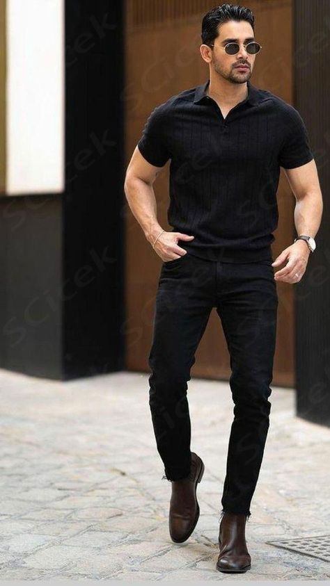 [Promotion] 43 Incredible Business Casual Outfits Men Insights You Need To See In No Time #businesscasualoutfitsmen Men’s Black T Shirt Outfit, Ceo Men Outfit, Black Smart Casual Men’s Outfit, Mens Outfits Date Night, Black Outfits Men Classy, All Black Smart Casual Men, Black Slacks Outfit Men, Business Casual Men Work Offices, All Black Business Casual Outfits