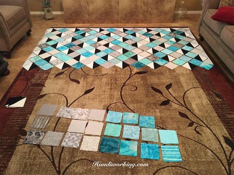 Quilt Patterns Simple, Basic Quilt Patterns, Crazy Quilt Embroidery, Making A Quilt, Half Square Triangle Quilts Pattern, Quilt Embroidery, Patterns Simple, Basic Quilt, Quilting Designs Patterns