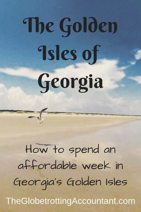 How to spend an affordable vacation in Georgia's Golden Isles. #Georgia #ExploreGeorgia #Vacation #BudgetTravel  #TheGlobetrottingAccountant Golden Isles Georgia, Destination Places, Georgia Islands, Explore Georgia, Georgia Beaches, Helen Georgia, Travel Georgia, Cumberland Island, Georgia Coast