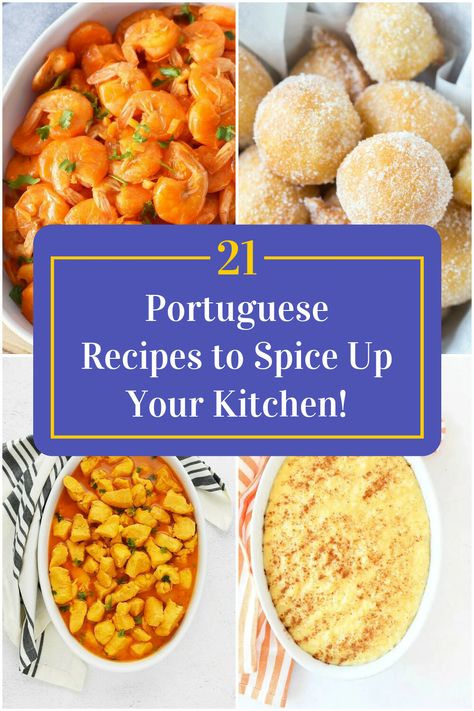 Collage of 4 portuguese recipes. Portuguese Cuisine, Mouthwatering Recipes, Cuisine Recipes, Portuguese Recipes, Fresh Seafood, World Recipes, Amazing Recipes, Seafood Dishes, Food Obsession