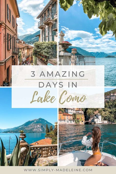 Lake Como Trip, Lake Como Vacation, Lake Como And Switzerland Itinerary, Lake Como Honeymoon, Lake Como Spring, Lake Como Itinerary, Lake Como Aesthetic, Italy North, Italian Honeymoon