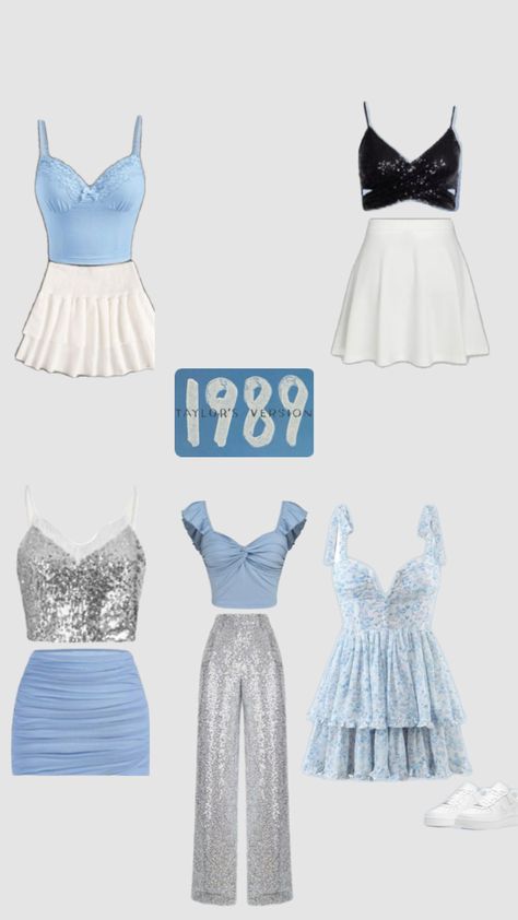 1989 outfit inspo🩵#1989outfitinspo #outfit #outfitinspo #1989 #taylorswift Taylor Swift Outfits Concert Ideas 1989, Taylor Swift Eras Tour Outfits 1989 Era, Taylor Swift Eras Tour Outfit 1989, 1989 Concert Outfit Ideas, 1989 Halloween Costumes, 1989 Taylor Swift Aesthetic Outfit Ideas, 1989 Taylor Swift Concert Outfit Ideas, 1989 Taylor Swift Eras Tour Outfit Ideas, Eras Tour Outfits Ideas 1989