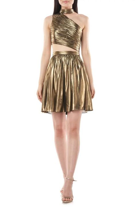 Golden Dress Short, Golden Cocktail, Twirling Skirt, Frock Style, Cocktail Dresses Online, Gold Cocktail Dress, Chiffon Cocktail Dress, Golden Dress, Short Cocktail Dress