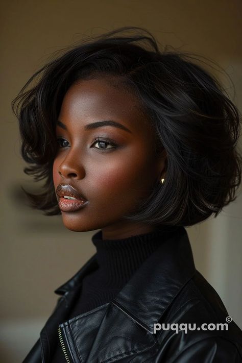 Bob Hairstyles For Black Women, Women Pixie Cut, Popular Short Haircuts, Short Haircut, Short Bob Hairstyles, Afro Hairstyles, Bob Cut, Hair Dos, Pixie Cut