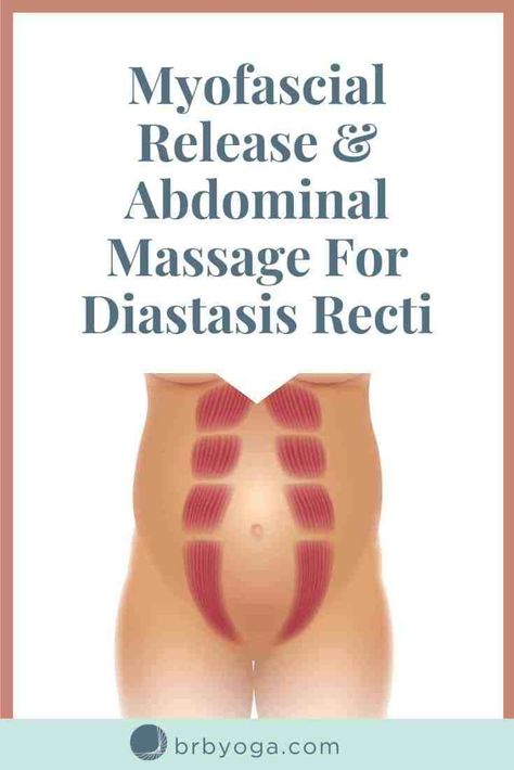 Myofascial Release and Abdominal Massage for Diastasis Recti | brb Yoga Myofascial Release Massage, Fascia Stretching, Pelvic Floor Muscle Exercise, Lymph Drainage Massage, Pregnancy Massage, Pelvic Organ Prolapse, Massage Therapy Techniques, The Healing Process, Yoga Program