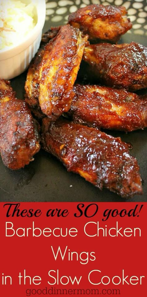 Wings Superbowl, Wings Slow Cooker, Slow Cooker Chicken Wings, Barbecue Chicken Wings, Chicken Cooker, Slow Cooker Bbq Chicken, Bbq Chicken Crockpot, Bbq Chicken Wings, Slow Cooker Bbq