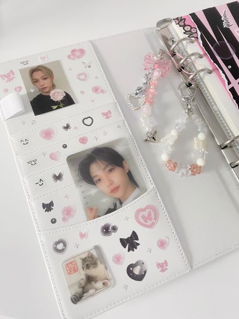 K Pop Photocard Binder, A5 Binder Deco Kpop, Macaroon Binder Kpop, Kpop Photocard Binder Cover Ideas, Kpop Binder Deco Cover, A5 Binder Cover Kpop, Skz Binder Cover, A5 Binder Deco, Kpop Photocard Deco