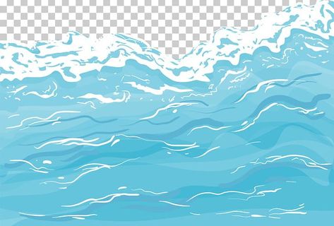 Water Computer Wallpaper, Blue Water Wallpaper, Water Cartoon, Blue Cartoon Character, Eyes Cartoon, Sza Sos, Cartoon Water, Wave Drawing, Blue Cartoon