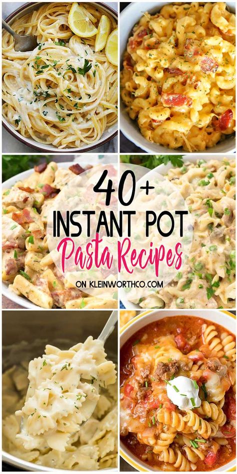 Alright, pasta lovers! Ready for some super easy meals with your Instant Pot? These 40+ Pressure Cooker Pasta Recipes are CRAZY EASY & INCREDIBLY GOOD! Easy Instant Pot Pasta, Instant Pot Pasta Recipes, Pressure Cooker Recipes Pasta, Pot Pasta Recipes, Pressure Cooker Pasta, Instant Pot Pasta, Resep Pasta, Instant Pot Pasta Recipe, Best Instant Pot Recipe