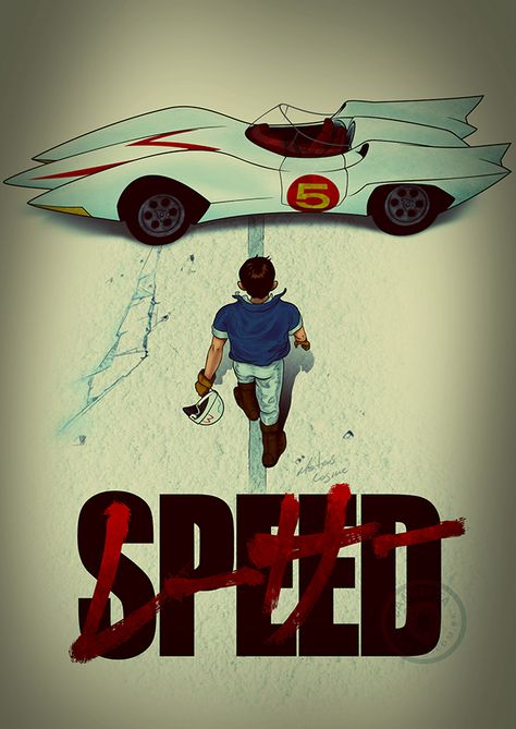 Speed Racer Akira Themed Poster Speed Racer Cartoon, Speed Racer Car, Akira Poster, Motorcycle Poster, Motorcycle Posters, Speed Racer, Cars Movie, Poster Retro, Automotive Art