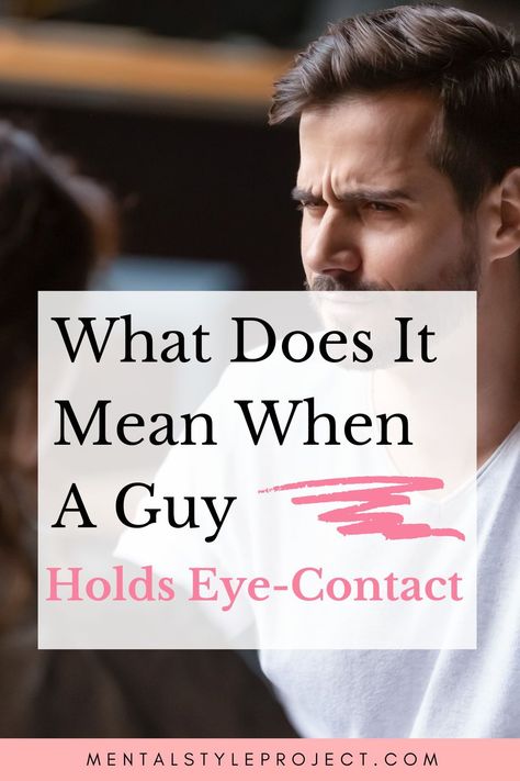 One of the most common questions that people have about dating is what it means when a guy holds eye contact.Does it mean he’s interested? Does it mean he’s attracted to you? What’s the deal?If you’re not sure, don’t worry; you’re not alone! What Does It Mean When A Guy Calls You Beautiful, Prolonged Eye Contact, Locking Eyes With Someone, When A Guy Is Interested In You, What Does It Mean When A Guy Stares, Eye Contact With Crush, Eye Contact Meaning, Eye Contact Love, Crush Meaning