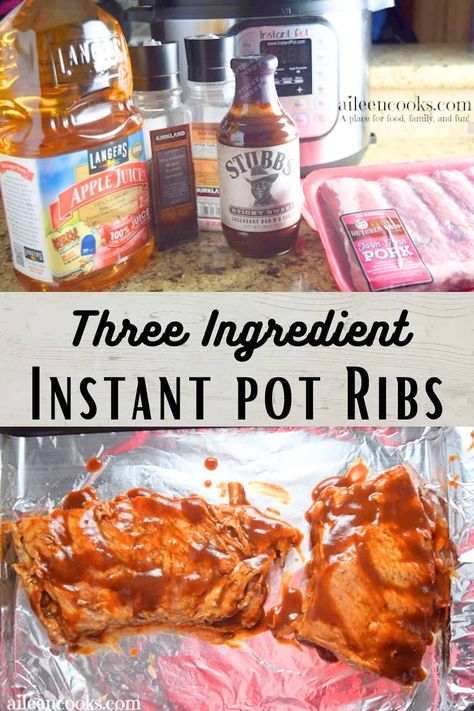 Instant Pot Spare Ribs Recipe Pork Spare Ribs Instant Pot, Spare Ribs Instant Pot, Instant Pot Spare Ribs, Ribs Instant Pot, Spare Ribs Recipe, Pork Spare Ribs, 5 Ingredient Recipes, Ribs Recipe, Spare Ribs