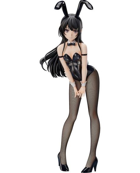 Bunny Girl Figurines, Mai Sakurajima Bunny, Rascal Does Not Dream, Net Tights, Anime Figurine, Bunny Girl Senpai, Bunny Girls, Mai Sakurajima, Bunny Suit