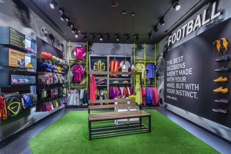 Barçın Store by YALIN TAN + PARTNERS, Istanbul   Turkey sports Sporting Goods Store Design, Sport Shop Design, Sports Shop Interior Design, Sports Store Design, Sport Store Design, Comercial Interior Design, Shoe Store Design, Sportswear Store, Bali Interior