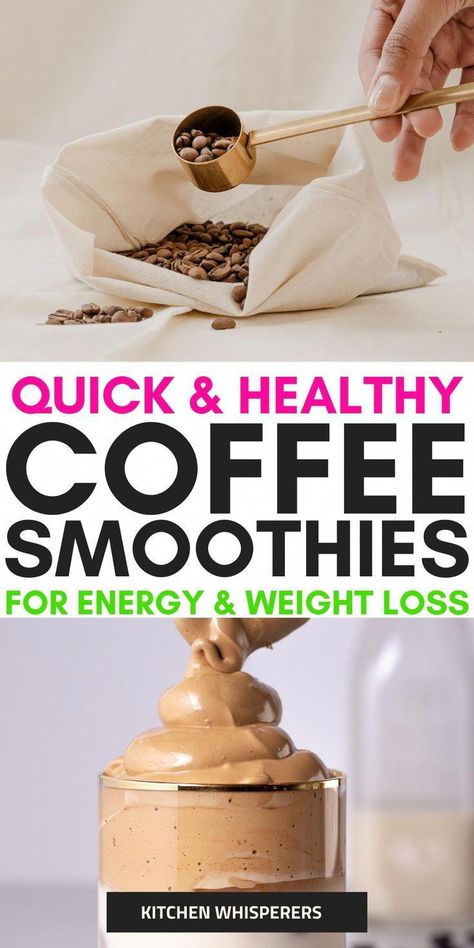 Healthy Coffee Smoothie, Coffee Smoothie Healthy, Smoothie Without Banana, Coffee Smoothie Recipes, Healthy Diet Smoothies, Smoothies Vegan, Smoothie Bowl Healthy, Lemon Diet, Coffee Smoothie