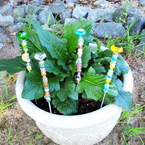 Handmade Garden Fairy Wands. The Wands Add A Touch Of Beautiful Sparkle To Any Garden Or Planter Pot. May Be Used Indoors Or Outdoors. All Wands Are Handmade And Brand New! The Wands Pictured In The Listing Are Samples Of Handmade Wands. A "Surprise" Garden Fairy Wand Will Be Mailed The Same Day Or Next Day. Wands Are $11.00 Each. Any Questions Feel Free To Ask. I Will Be Happy To Answer. Thank You For Visiting My Closet! Garden Fairy Wands, Handmade Wands, Plant Sticks, Homemade Garden, Fairy Wands, Garden Fairy, Program Ideas, Adult Crafts, Diy Projects To Try