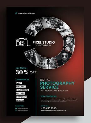 Photography Posters Design, Thanks Giving Flyer Design, Poster Photography Design, Photography Banner Design Graphics, Ads Flyer Design, Flyer Design Photography, Promo Flyer Design Ideas, Photography Flyer Design Creative, Photographer Advertising Ideas