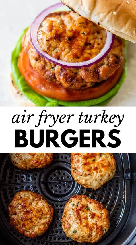 Turkey Burgers Recipes Air Fryer, Air Fried Turkey Burgers, Air Fryer Turkey Patties, Turkey Burger In Air Fryer, Air Fry Turkey Burger, Keto Patties, Turkey Burger Recipes Air Fryer, Turkey Burgers In Air Fryer, Air Fryer Turkey Burger