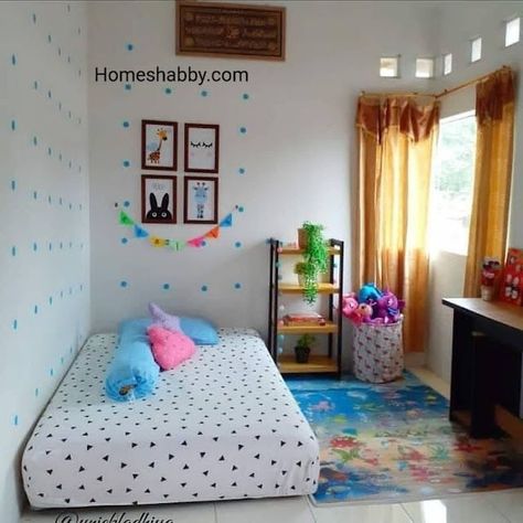 How To Design Your Bedroom, Small Room Makeover, Decorating Ideas Bedroom, Bedroom Ideas For Small Rooms Diy, Hiasan Bilik Tidur, Bilik Idaman, Colorful Room Decor, Girly Room Decor, Indian Room Decor