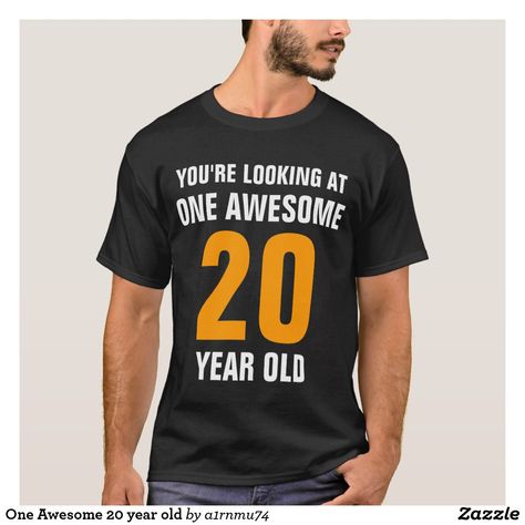 One Awesome 20 year old T-Shirt Volunteer Tshirts, Volunteer Tshirt, Church Shirt Designs, Volunteer Shirt, Church Shirt, Old T Shirts, Beer Shirts, Shirt Styles