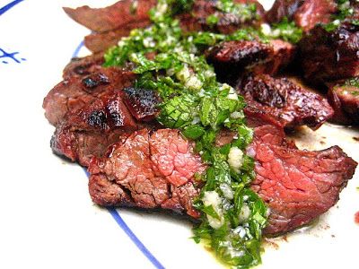 Hangar Steak, Christmas Dinner Sides, Steak With Chimichurri Sauce, Hanger Steak, Sunday Dinner Recipes, Chimichurri Sauce, Tri Tip, Steak Bites, Grilled Steak