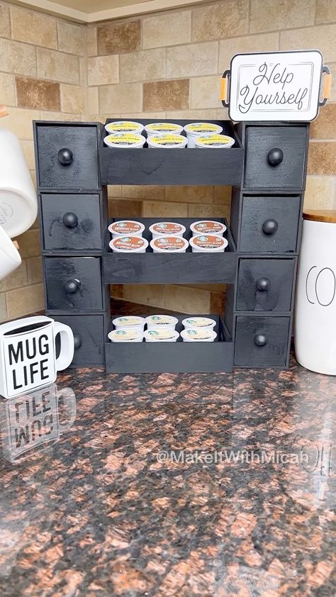 Micah Enriquez | 🖤Dollar Tree DIY Mini Drawers - Pt 3 🖤 #MakeItWithMicah ✨Update: Thanks for all the love encouragement on this post! You guys literally g… | Instagram Dollar Tree Storage Ideas, Love Encouragement, Dollar Tree Diy Organization, Crate Crafts, Dollar Tree Storage, Mini Crates, Organizar Closet, Dollar Store Diy Organization, New Project Ideas