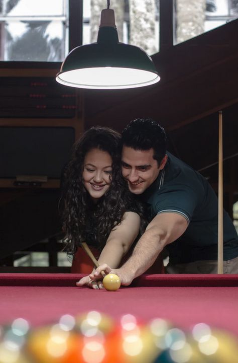 Pool Table Photoshoot, Table Photoshoot, Best Pool Tables, Dating Ideas, Cute Kiss, Pool Halls, Soccer Stadium, Play Pool, Pool Furniture