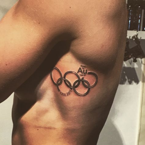 XXXI - 2016 - Rio - GOLD - Olympics 👌🏼. It has taken me 8 months to finally get this tattoo and that is because I wanted it to be perfect. Thank you 13:22 sourgrapes tattoo for creating this design that is uniquely perfect for me!! #Olympics #tattoo #olympictattoo #rio #2016 #teamgb #london #art #athlete #unique ❤👌🏼⭐  http://www.1322tattoo.uk/ Olympic Tattoo Ideas, Olympic Rings Tattoo, Olympic Tattoo, Rings Tattoo, Cuff Tattoo, Olympic Rings, Team Gb, Ring Tattoos, Rio 2016