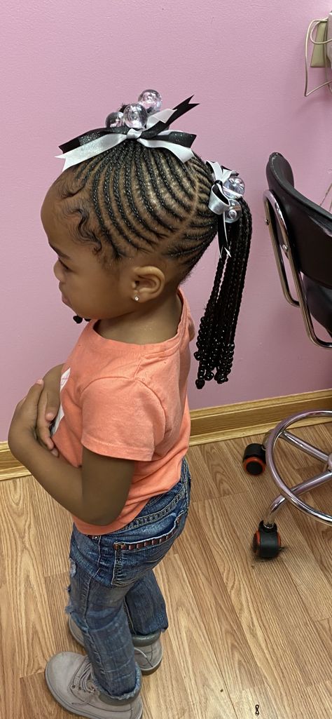 Kids Braid Ponytail Styles, Two Braided Ponytails For Kids Black, 2 Ponytail Braids Kids, Toddler Braided Ponytail With Beads, Cornrow Ponytail Hairstyles For Kids, Two Braided Ponytails For Kids, 2 Braided Ponytails For Kids, Toddler Braided Ponytail, Children Hair Styles Braids