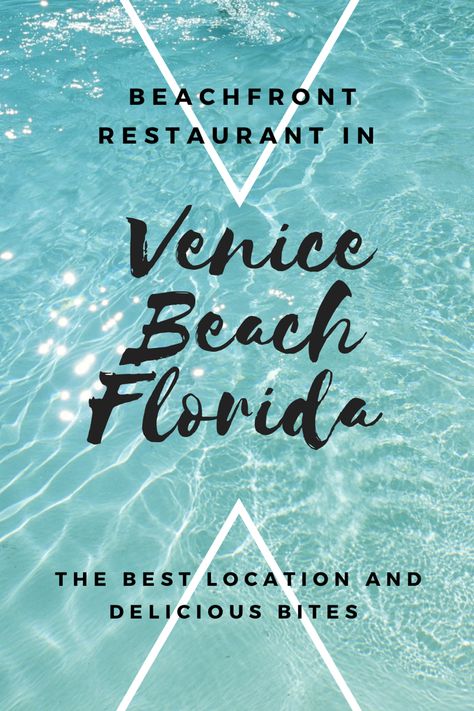 Venice Beach Florida, Florida Water, Pure Salt, Venice Florida, Florida Restaurants, Dog Beach, Water Views, Sunset Views, Venice Beach