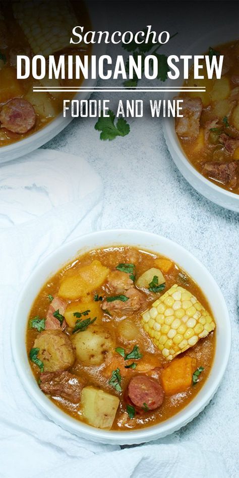 Easy Latin Dinner Recipes, Beef Sancocho Recipe, Traditional Dominican Food, Healthy Dominican Recipes, Dominican Rice Recipes, Dominican Soup Recipes, Dominican Recipes Easy, Dominican Meal Ideas For Dinner, Easy Sancocho Recipe