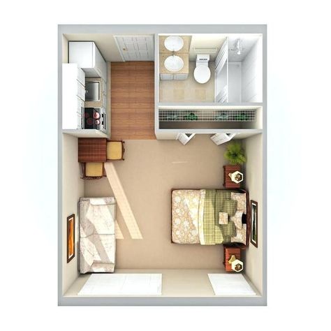 Small Apartment Floor Plans, Small Closet Design, Studio Apartment Floor Plans, Studio Floor Plans, Tiny Studio Apartments, Studio Apartment Living, Closet Design Layout, Apartment Floor Plan, Deco Studio