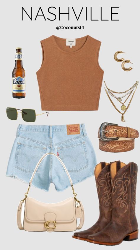 @coconuts14 #nashville #country #outfitinspo #ootd Summer Country Concert Outfit Ideas, Sec Gameday Outfits, Stagecoach Outfits, Country Music Festival Outfits, Summer Country Concert Outfit, Country Concert Outfit Ideas, Nashville Country, Gameday Outfits, Summer Country