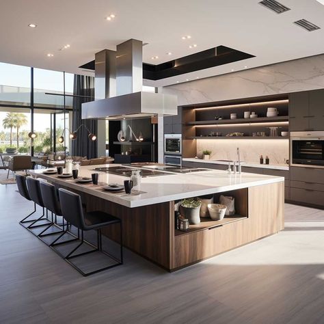 Thinking of renovating your kitchen to give it that timeless look? Get inspired by modern kitchen design that stays relevant. European Kitchen Design, Mansion Kitchen, Modern Kitchen Open, Classic Kitchen Design, Kitchens Luxury, Dream Kitchens Design, Kitchen Design Open, Luxury Kitchen Design, Classic Kitchens