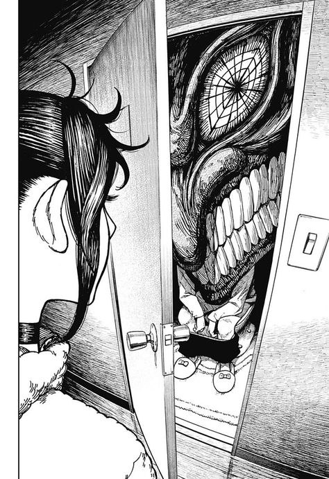 DANDADAN CHAPTER 4 Dandadan Manga, Comic Layout, 흑백 그림, Arte Obscura, Dark Art Illustrations, Scary Art, Manga Pages, Anime Wall Art, Ethereal Art