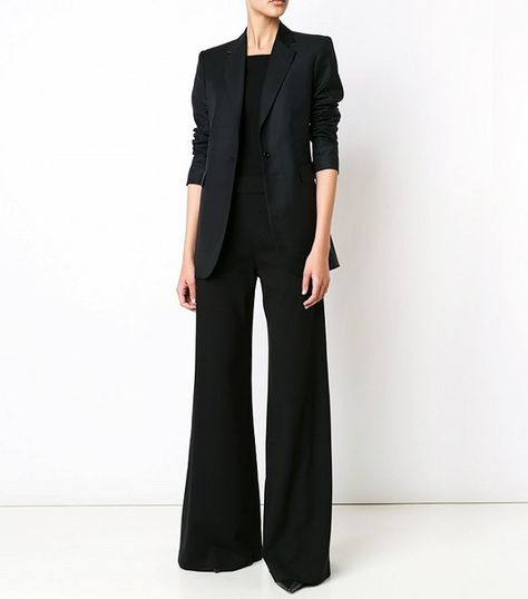 Getting Back to Square One Blazer Palazzo Pants Blazer Outfit, Palazzo Blazer Outfit, Semi Formal Wide Leg Pants Outfit, Palazzo Pants Office Outfit, Palazzo Pants And Blazer Outfit, Palazzo Pants With Blazer Outfit, Black Pants Blazer Outfit, Black Palazzo Pants Outfit Work, Black Square Pants Outfit