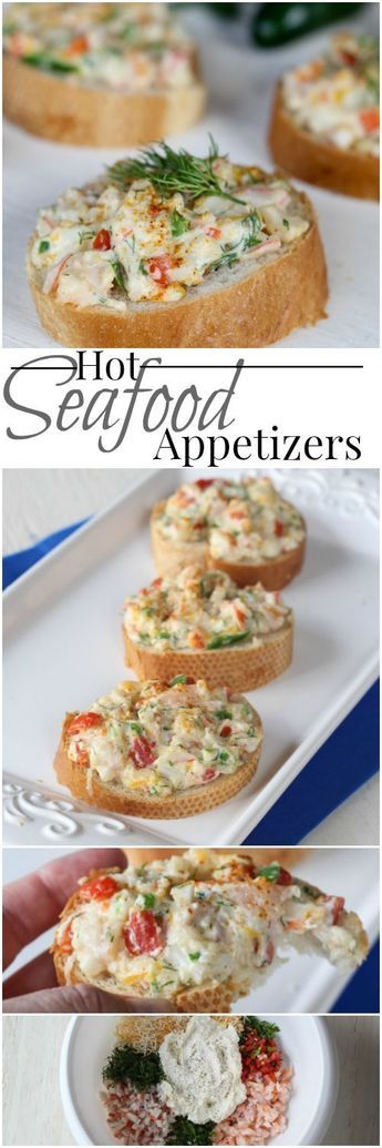 Halloween Fingerfood, Hot Appetizers, Fingerfood Party, Seafood Appetizers, Finger Food Appetizers, Seafood Dinner, Party Food Appetizers, Best Appetizers, Seafood Dishes