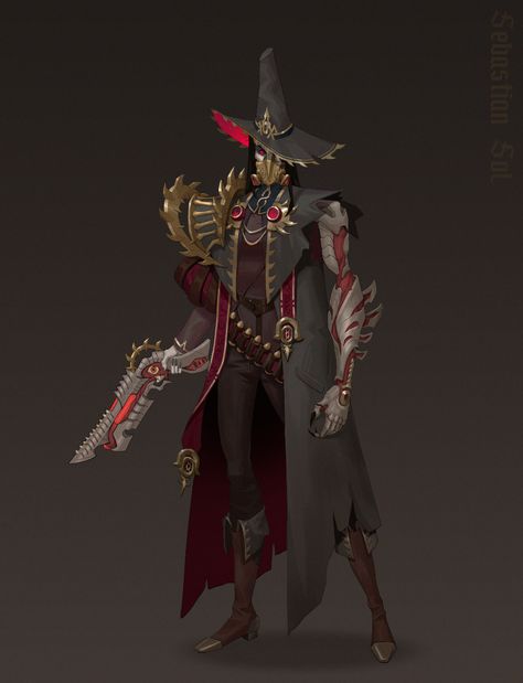 ArtStation - Demon Hunter-Sebastian Sol Demon Hunter Character Design, Blood Hunter Dnd, Dnd Villains, Fantasy Reference, Dungeons And Dragons Board, Blood Hunter, Dnd Classes, Dark Hunter, Demon Hunter