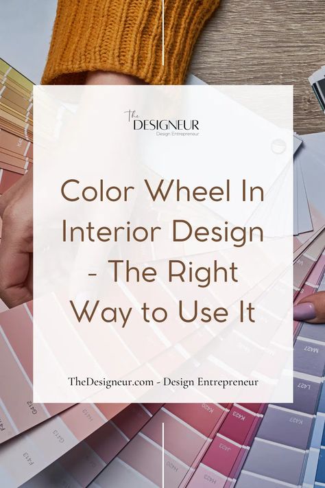 Color Wheel In Interior Design - The Right Way to Use It - TheDesigneur Interior Design Pallets Color, Interior Design Color Wheel, Color Combinations For Interior Design, Interior Design Colour Combination, Material Combination Design, Color Wheel For Interior Design, Color Wheel Complementary Colors, Neutral Color Wheel, Interior Design Color Pallets