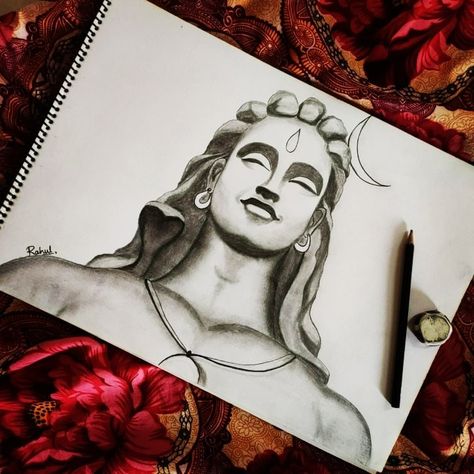 Shiv Shakti Art, Shivji Sketch, Shivji Drawing, Pencil Art Love, Mahadev Ji, Pencil Sketches Easy, Sketch Images, Pencil Drawing Images, Apj Quotes