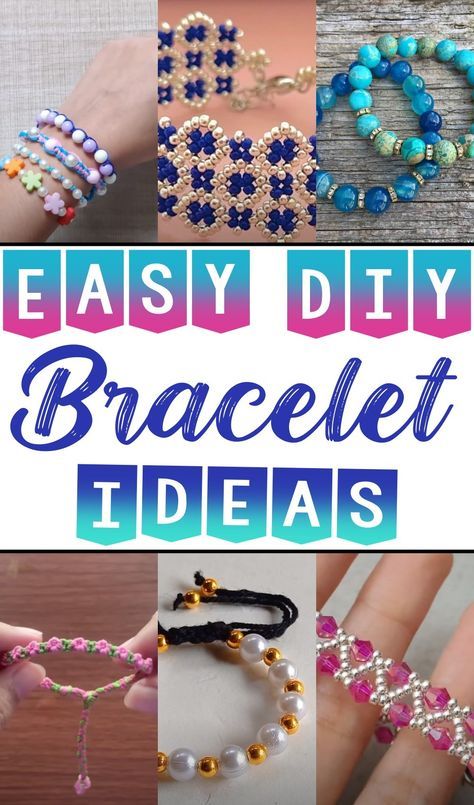 Want to boost your style? Try making some bracelets yourself! DIY Bracelet ideas are perfect for adding color, designs, and texture to your look, and I’m sure you’ll enjoy them. How To Make Beaded Name Bracelets, How To Make Bracelets To Sell, Stretchy Seed Bead Bracelets Diy, Beading Boards Diy, Friendship Bracelets Designs Tutorials, Easy Beaded Bracelets Patterns, Diy Bead Bracelets Tutorials, Simple Diy Bracelets, How To Make Stretchy Beaded Bracelets