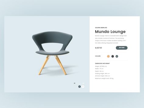 Product Details Page Ui, Product Detail Page Design, Ecommerce Website Layout, Detail Page Design, Product Page Design, Furniture Graphic, Unique Website Design, Desain Ui, Furniture Design Chair